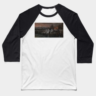 Captain Benthien on the Beresina, Anno 1812 by Lawrence Alma-Tadema Baseball T-Shirt